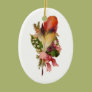 Vintage Feather and Flowers Christmas Ornament Vintage Feather and Flowers Christmas Ornament