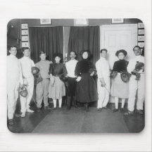 Vintage Fencing, early 1900s Mousepads