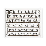 Vintage Fencing Instruction Postcard