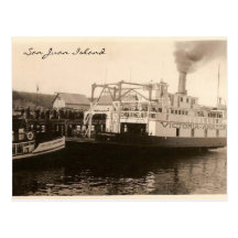Vintage Ferries Postcard