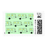 Vintage Fiberglass RV Trailer postage