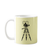 Vintage Film Movie Set Camera Mugs
