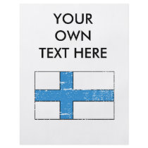 Vintage Finland Flag flyers by flagshirts Vintage Finland Flag flyers
