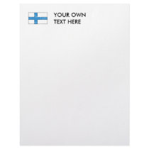 Vintage Finland Flag letterhead