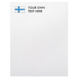 Vintage Finland Flag Customized Letterhead