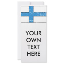 Vintage Finland Flag rack cards by flagshirts Vintage Finland Flag rack cards