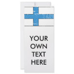 Vintage Finland Flag Rack Card