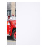 Vintage Fire Truck Letterhead Template
