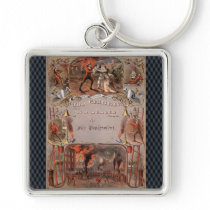 Vintage Fireman's Certificate Keychain