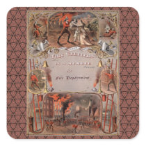 Vintage Fireman's Certificate Sticker