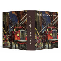 Vintage Firemen binders by YesterdayCafe Vintage Firemen binders