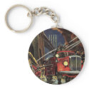 Vintage Firemen keychains by YesterdayCafe Vintage Firemen keychains