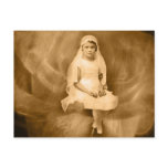 Vintage First Communion Girl, Dress, Veil, Rose Post Cards