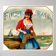Vintage First Mate Cigars Posters