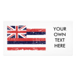 VINTAGE FLAG OF HAWAII PHOTO CARD TEMPLATE