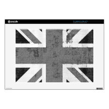 Vintage Flag United Kingdom Skin for Laptop Decal For 15" Laptop