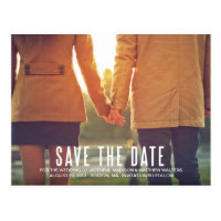 VINTAGE FLAIR | SAVE THE DATE ANNOUNCEMENT POST CARD