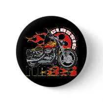 Vintage Flame Motorcycle buttons