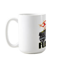 Vintage Flame Motorcycle mugs