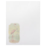 Vintage Flamingo Letterhead