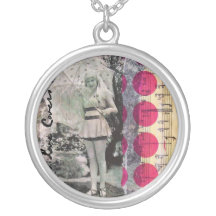 Vintage Flapper Art Necklaces