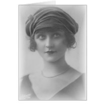 vintage flappers (422) greeting cards