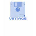 Vintage Floppy Blue T-Shirt by cubiclewars Vintage Floppy Blue T-Shirt
