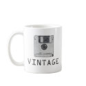 Vintage Floppy Mug by cubiclewars Vintage Floppy Mug