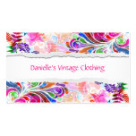 Vintage Floral Background Business Card