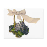 Vintage Floral Basket postcards