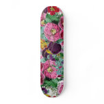 Vintage Floral Cluster Skate Boards