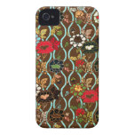 Vintage Floral Design iPhone 4 Case