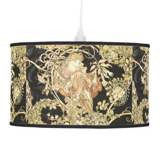 VINTAGE FLORAL LAMP