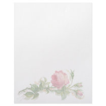 Vintage Floral Letterhead Stationery