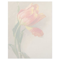 Vintage Floral Letterhead Stationery