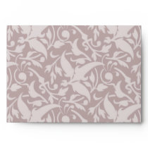 Vintage Floral Pattern 1 - Faded Red Envelope