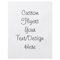 Vintage Floral Pattern 1 - Faded Red Personalized Flyer