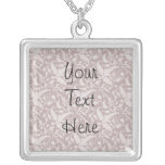 Vintage Floral Pattern 1 - Faded Red Custom Jewelry