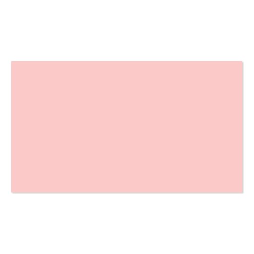 Vintage Floral Pattern - Black Mauve Pink Business Card (back side)