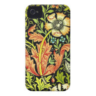 Vintage floral pattern iphone 4 cases