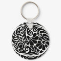 vintage floral pattern keychains by VioDeSign vintage floral pattern keychains
