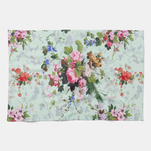 Vintage Pattern Towels | vintage floral pattern kitchen towel zazzle Vintage Pattern Towels | vintage floral pattern kitchen towel zazzle