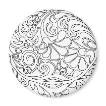 vintage floral pattern magnets by VioDeSign vintage floral pattern magnets