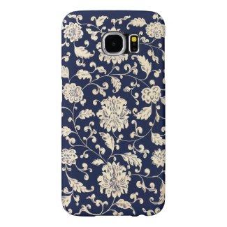 Vintage Floral Pattern Samsung Galaxy S6 Cases