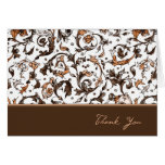 Vintage Floral Print Card