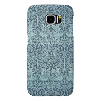 Vintage Floral Rabbit Birds Pattern Samsung Galaxy S6 Cases