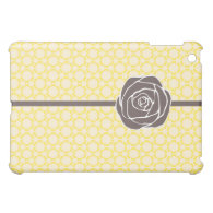 Vintage Floral & Rose {yellow} iPad Mini Covers