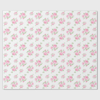 floral wrapping paper roses classic zazzle