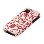 Vintage floral shabby and chic pattern vibe iPhone 4 cases