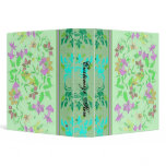 Vintage Floral Template Binder